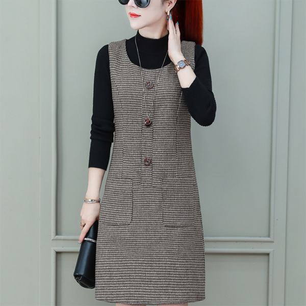 모리아 니트 여성 겨울 원피스ea