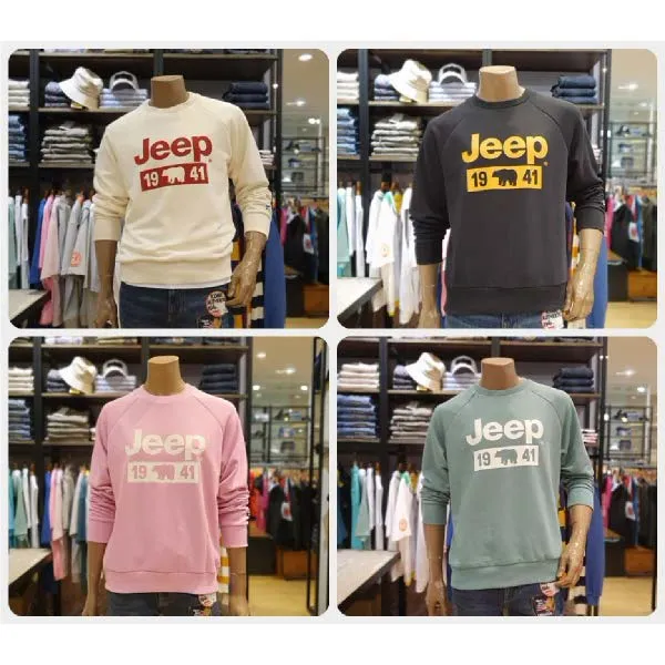 [현대백화점]지프 Jeep 남여공용 JEEP 맨투맨 티셔츠 GK3TSU891