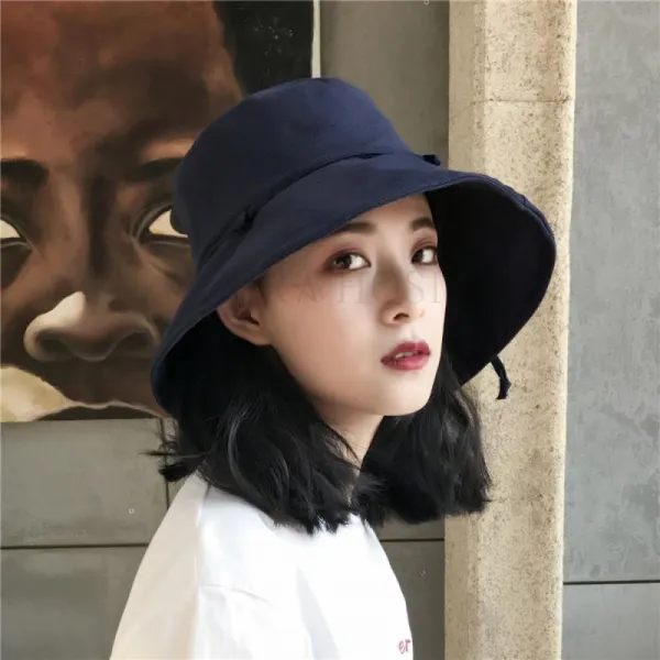 kirahosi 지에스 5 여름 리본모자 자외선차단 모자 캐주얼 여성 썬캡 241 DDireaa
