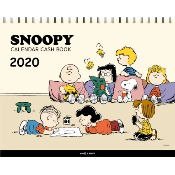 스누피 캘린더 캐시북 2020:SNOOPY CALENDAR CASH BOOK(가계부+탁상달력+스누피 투명 스티커), 솜씨컴퍼니