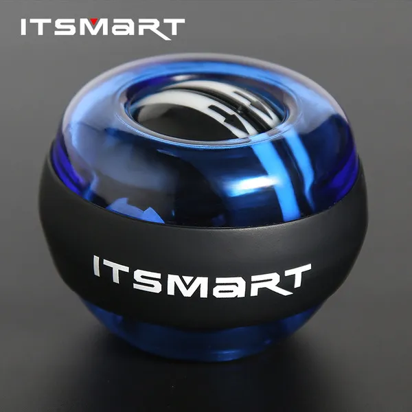 악력기 동일한 원심 손목 공을 가진 Douyin 자동 시작 팔 훈련 장치 음소거 감압 학생 남성 폭발력 탑 홈, 02 빛이없는 파란색 반 금속