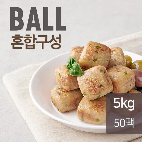 맛있닭 닭가슴살볼 혼합구성, 50팩, 100g