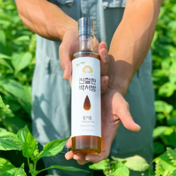 양촌리 상회 저온압착 들기름 180ml 국내산 100% 직접재배 들기름 180ml