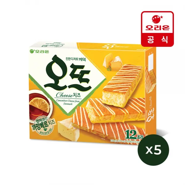 오리온 오뜨 치즈 12P(288g) x 5개, 288g