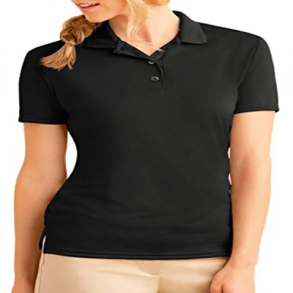 Gildan Performance™ Womens 4.7 oz. Jersey Polo (G448L)- BLACK XL 길단 퍼포먼스 ™ 여성 133.2g. 저지 폴로 (G448L)-, null세트