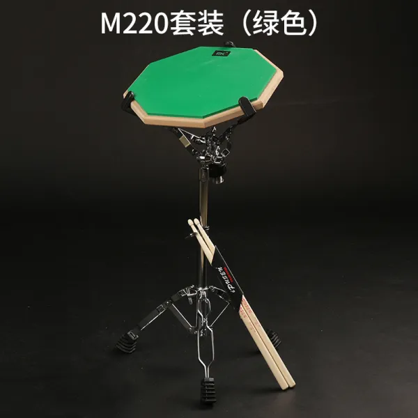 드럼 .대만 Mk매트 세트 12inch북 연습북 연습기 소음패드 충격 타입포함 개 C03 그린색 세트