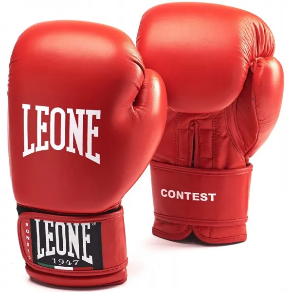 Leone 1947 Leorc 콘테스트 복싱 글러브 복싱 장갑 유니섹스 ' 어른 레드 10oz 단일옵션