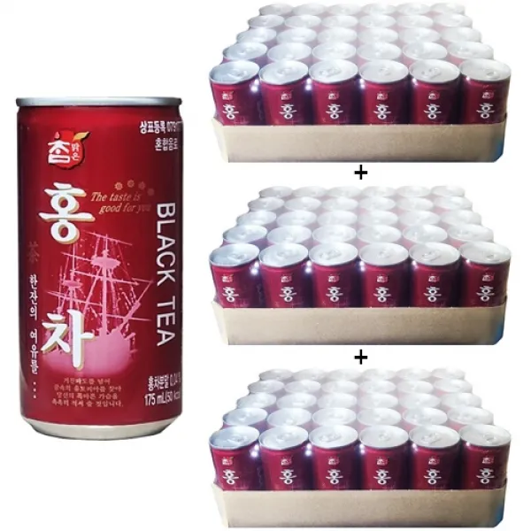 참맑은 홍차 음료 업소용 175ML 90캔, 1