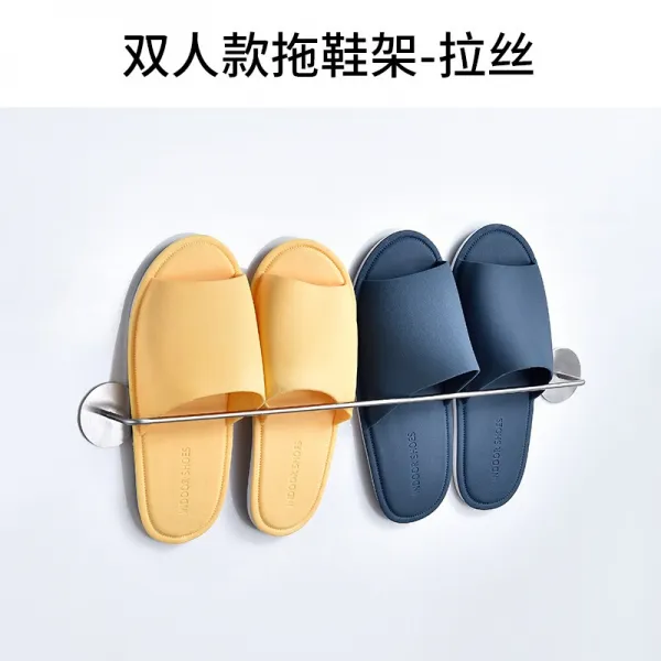 롤 거품 욕실 슬리퍼 화장실에 벽걸이를 걸다 공문 뒤 화장실 보관장 담장 벽에 아스팔트 수건대 304스테인리스 2인용 슬리퍼, 상세페이지 참조