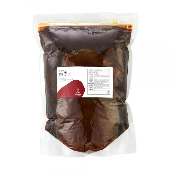 [히트상품] 허밍테이블 대추고 2kg (카페용 대용량)