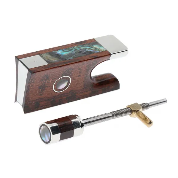 Fwt 4/4 3/4 바이올린 Snakewood 활 개구리 및 나사 바이올리니스트 뮤지컬 선물