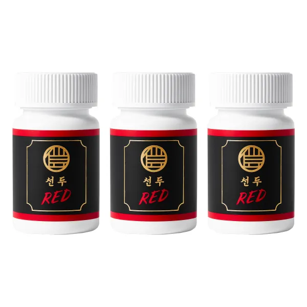 온플릭 페루산 블랙마카 800mg 남자의 활력을 살리는 선두 Red 3통 60정