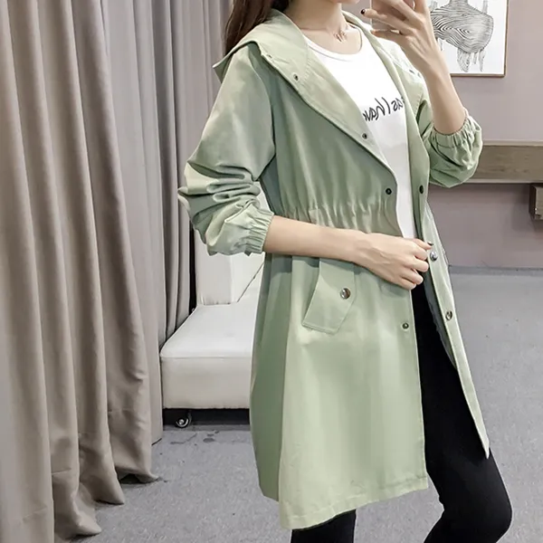 센슈얼드림 간절기코트 롱코트 코트 트렌치코트 블레이저 마이 재킷 21k 여성