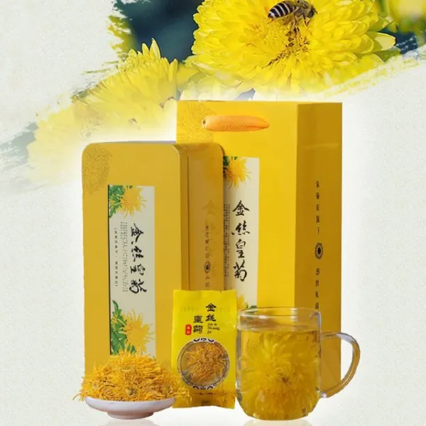 중국 국화차 꽃차 황금차 20개입 단독포장 1＋1 2세트 국화차 2세트