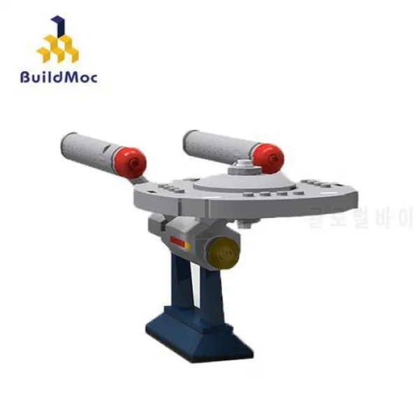 Buildmoc 미니 6021 스타 트렉 시리즈 장난감 NCC-1701 봉쇄 러너 세트 교