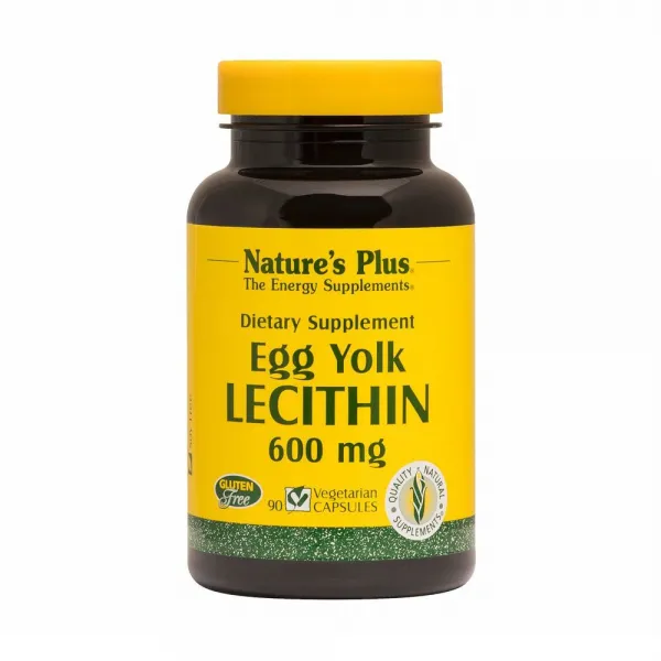 Natures Plus 네이처스플러스 난유 난항 레시틴 600mg 60정 1통 NaturesPlus Egg Yolk Lecithin, 상품명참고, 1회