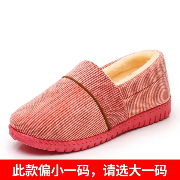 면슬리퍼 노 북경 여성 겨울 가을 가정용 보온 논슬립 미끄럼방지 이지 신발 패딩부츠 털 퍼슬리퍼