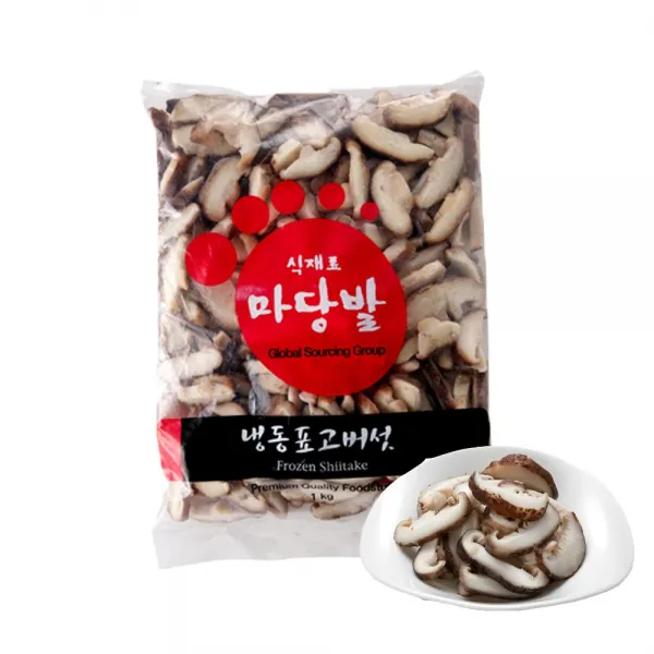 마당발 냉동 표고버섯 슬라이스 1kg, 단품