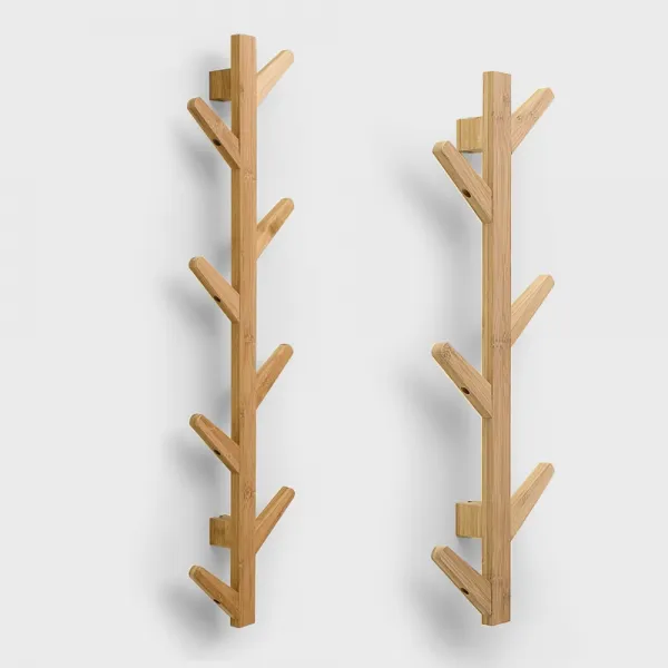 행거 옷걸이 가방걸이 벽걸이 헤드일체형 옷건조대 나뭇가지 파키라 1개 본색 투피스 6가지+8가지 