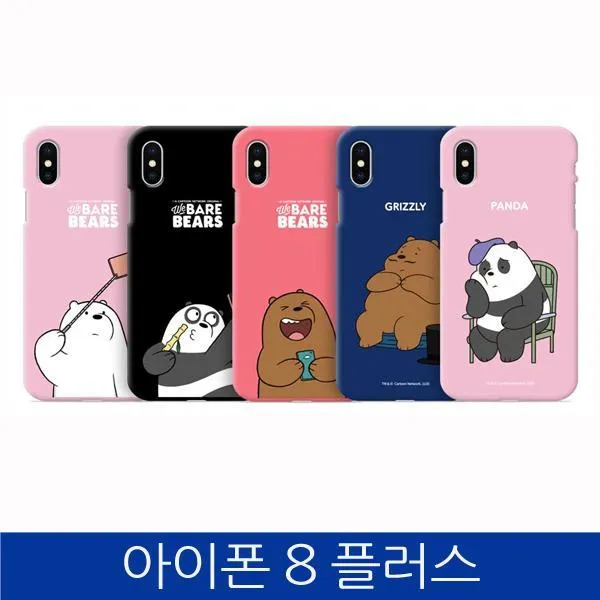 ksw21849 아이폰8플러스. 위베어베어스 컬러 젤리 폰케이스 iPhone8 PLUS xc591 case-묶음배송(5가능)