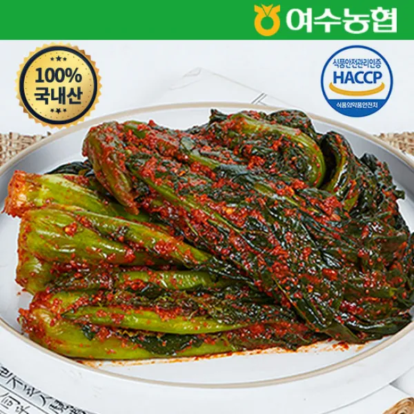 여수농협 여수돌산 갓김치 (국내산), 2kg, 1개