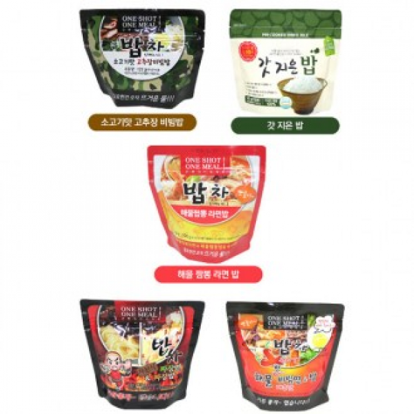밥차시리즈/소고기맛 고추장비빔밥/전투식량/즉석밥/, 제품선택 갓 지은 밥