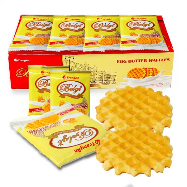  벨기 에그 버터 와플 1박스 총50pcs 과자 대용량간식 단품