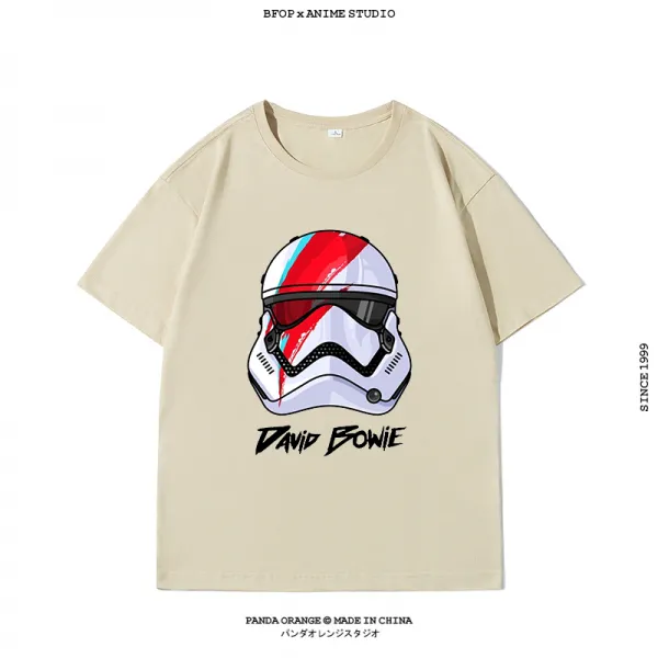 시즌영 T셔츠 Davidbowie 다비드 보위다 록 밴드 티셔츠 Blur 그린 주 네 접시 걸치다 우두머리 총