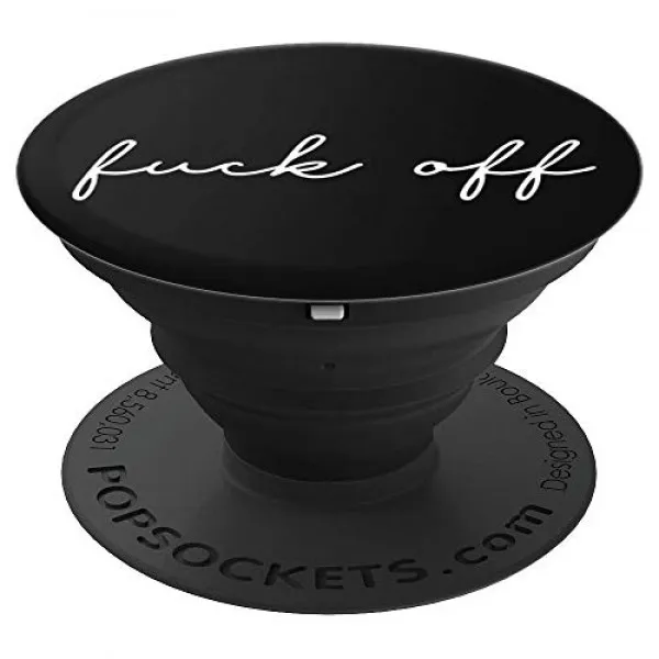 Fuckoffsockets Popsocket : 전화와 태블릿을위한 재미 있고 부적절한 욕설 단어 Popsockets 그립 및 스탠드 단일상품 단일상품