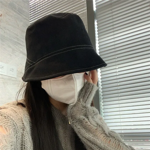 사파리모자 버킷햇 여성 봄 여름 얼굴이 작아 보인다 선이 가늘다 변이 짧다 처마가 저절로 닫히다 벙거지 4699848079