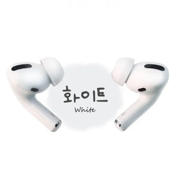 고쿠리 에어팟 프로 이어팁 슬리브 이어캡 액세서리, 화이트S, 에어팟프로이어팁