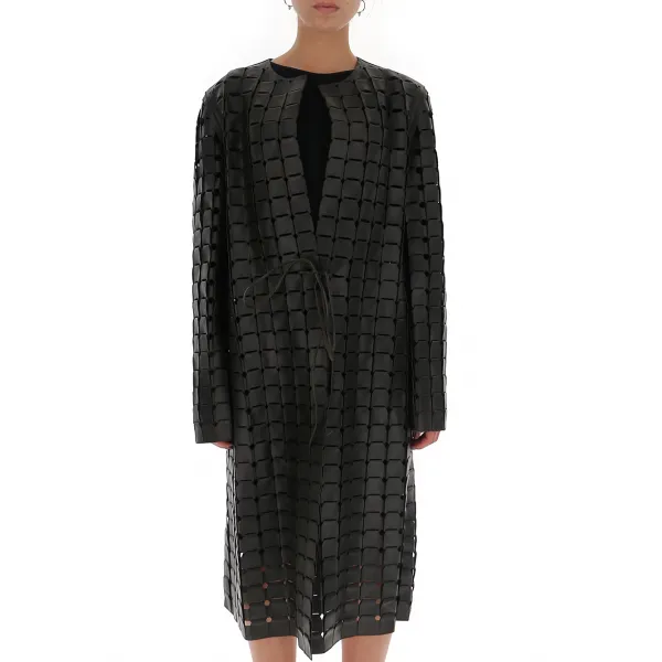 [보테가 베네타] BOTTEGA VENETA brown leather coat 581045VF3G08812 581045VF3G08812