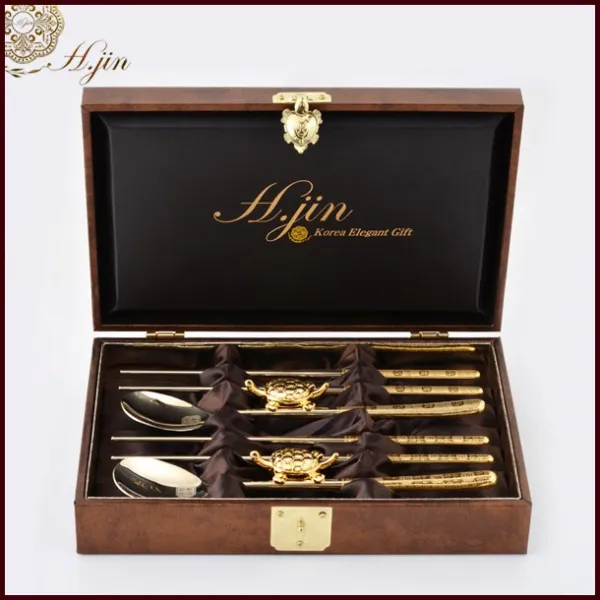 H.jin 백수백복 부부 진공티타늄금수저세트 A스타일 B 스타일 정년퇴직 퇴임선물 기업 회사 관공서 공공기관 행사 단체기념품 답례품 숟가락 젓가락 A 스타일