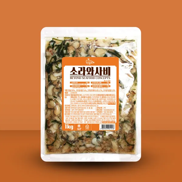 고래미 소라와사비 1kg, 단품