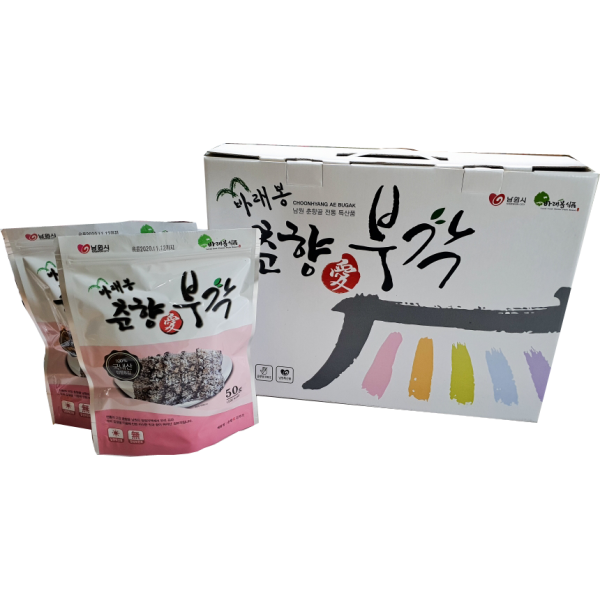 바래봉춘향애김부각 춘향애김부각 선물셋트(소), 1박스, 250g