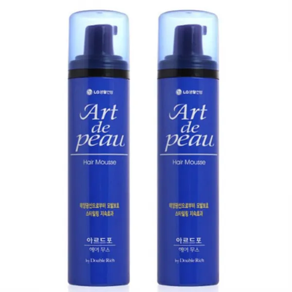 셋팅된 모발 오랫동안 유지 헤어 무스 150ml 2개, M상품선택