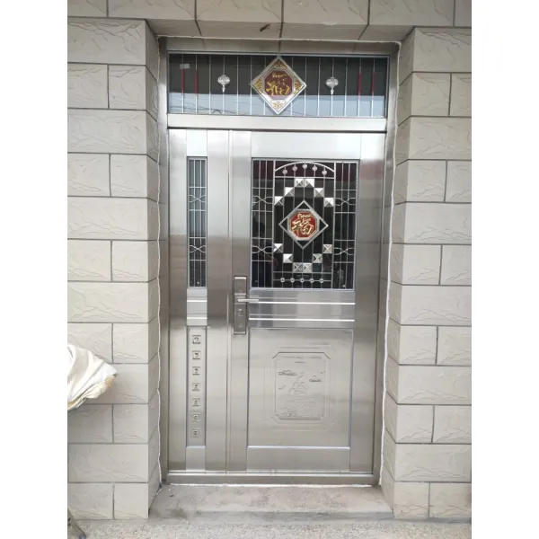 Dipylon 더블도어 304스테인리스방도문양문마을안전문백강문가용단문우자모문 본종 304가 1에 10을 잃는다.