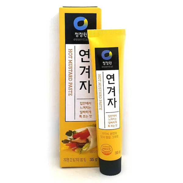 [조은마켓] 알싸하게 톡 쏘는 맛!! 청정원 연겨자, 35g, 4개