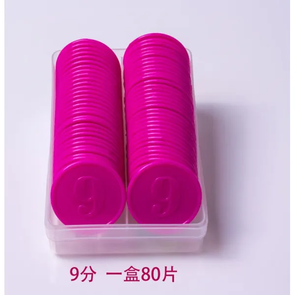 마작 돈 대용함 화폐포장 면 값어치를 하다 비닐 플라스틱 서명함 홈, 9액면가 80편