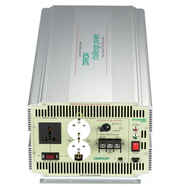 DARDA 차량용 인버터 DP-50024BQ 배터리 DC 24V 5500W 5.5kw 다르다 5.5k 피앤케이하이테크 국산정품 자동차용 안전인증, 1개