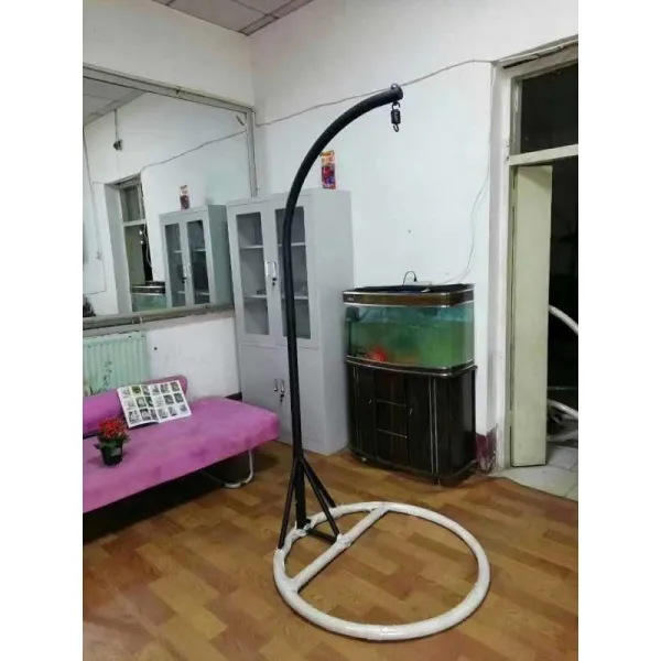 그네봉 그네의자 선반 실내 뉴타입 흡착판 받침대 걸이식 .농구골대 해먹 샌드백 그네 스탠드백 택배, T03-블랙색 곧은봉 그네의자 지지대 일반형 바닥권 직
