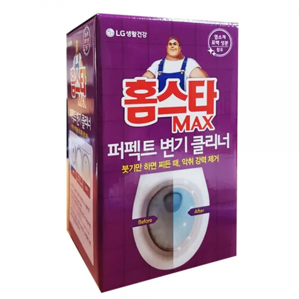 [홈스타] Max 퍼펙트 변기클리너(1제 450ML+2제 450ML)/변기클리너/변기청소/화장실청소/손쉬운변기청소/변기세정체, 선택, 선택