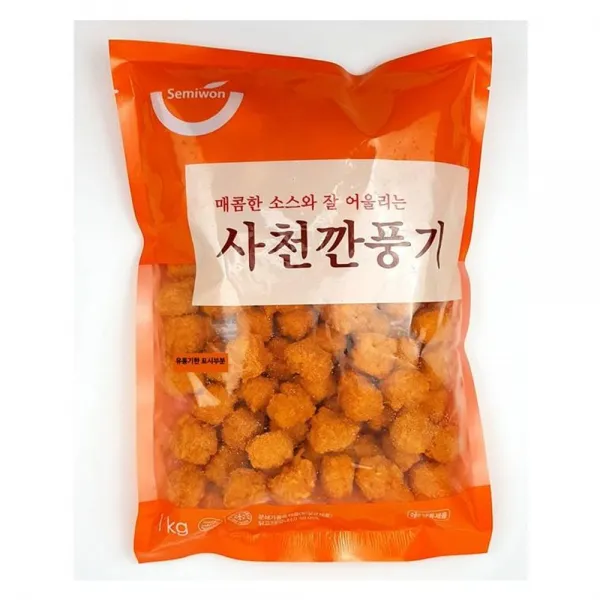  Lukas In160 사천 깐풍기 1kg 세미원 깐풍기 세미원깐풍기 사천깐풍기 세미원사천깐풍기 중국요리 중화요리 중화풍 안주용 간식 루카본품선택