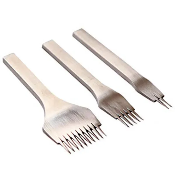 Active Island 유럽 目打ち 3 개 가죽 공예 도구 하이스 ??강 예각 핸드 메이드 마무리 a532 (3.0mm), 단일상품