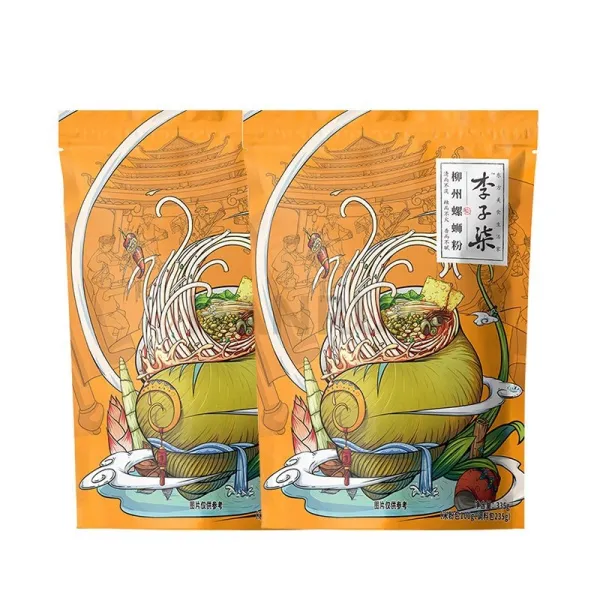 국내출하(당일발송)송리평 식품 LIZIQI리즈치 뤄쓰펀 중국 왕홍 우렁이 쌀국수335g, 본래의 맛 × 5