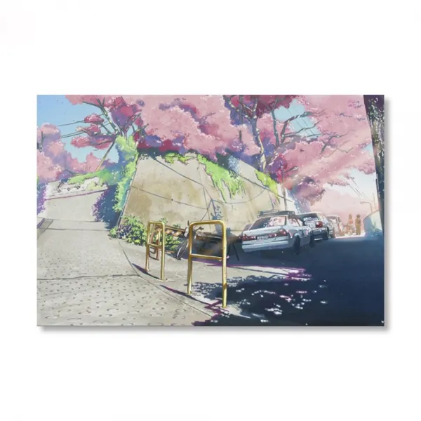 일본 애니 너의이름은 철길 하늘 풍경 취미 그림 유화 명화그리기 세트 diy 색칠 취미, 7460 초당 5 센티미터 2 + 30 * 45cm + 컬러 화판 내부 프레임 + 검은 색 외부 프레임 + 페인트 브러시