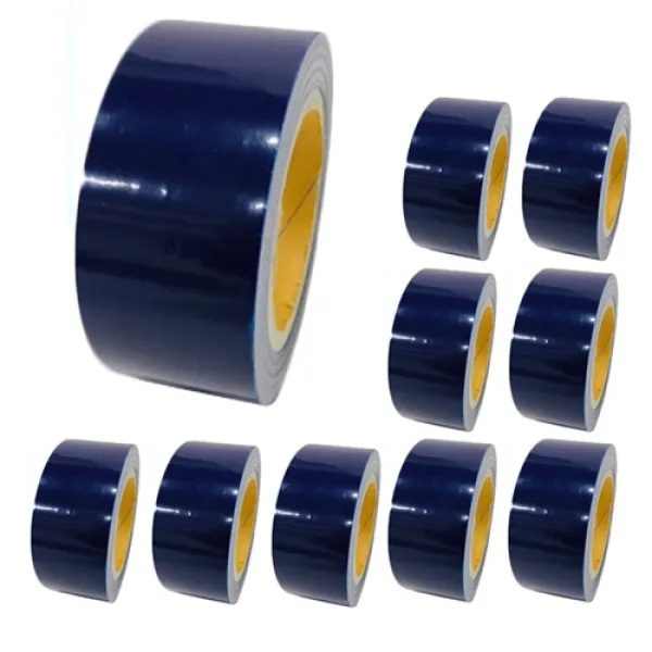 소유 국산 보호테이프 랩 테이프 청랩 자국안남는 스크래치 방지 필름 50mm x 150M, 50mm(폭) - 10개입, 청색