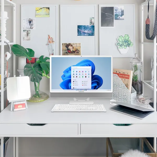 삼성전자 올인원 일체형PC DM530ADA-L15AW (셀러론-6305 60.5cm WIN10 Pro RAM 4GB NVMe 128GB), 셀러론-6305 RAM 4GB 60.5cm WINDOW10 PRO NVMe 128GB
