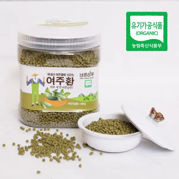 국내산 직접재배 유기농 바른하루여주환[1000g]