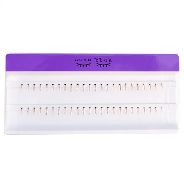 깜빡속눈썹 인조 가닥 언더속눈썹 4-5.5mm, 언더 속눈썹(brown) 1기둥
